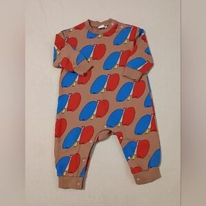 Jelly Mallow Baby Birds Jumpsuit 12-18 Months EUC